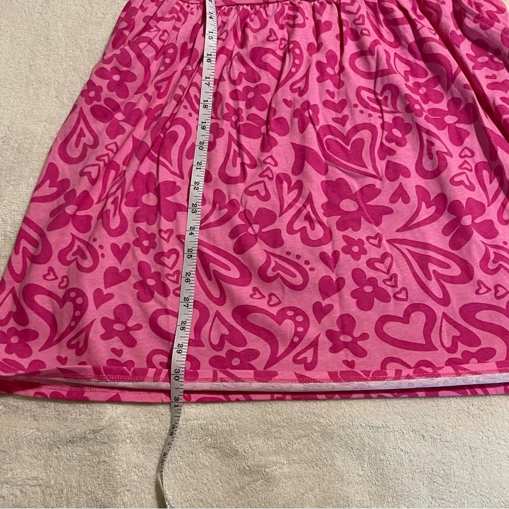 Wonder Nation white ruffle tank and Pink Dress with pockets. Size Large‎ girls